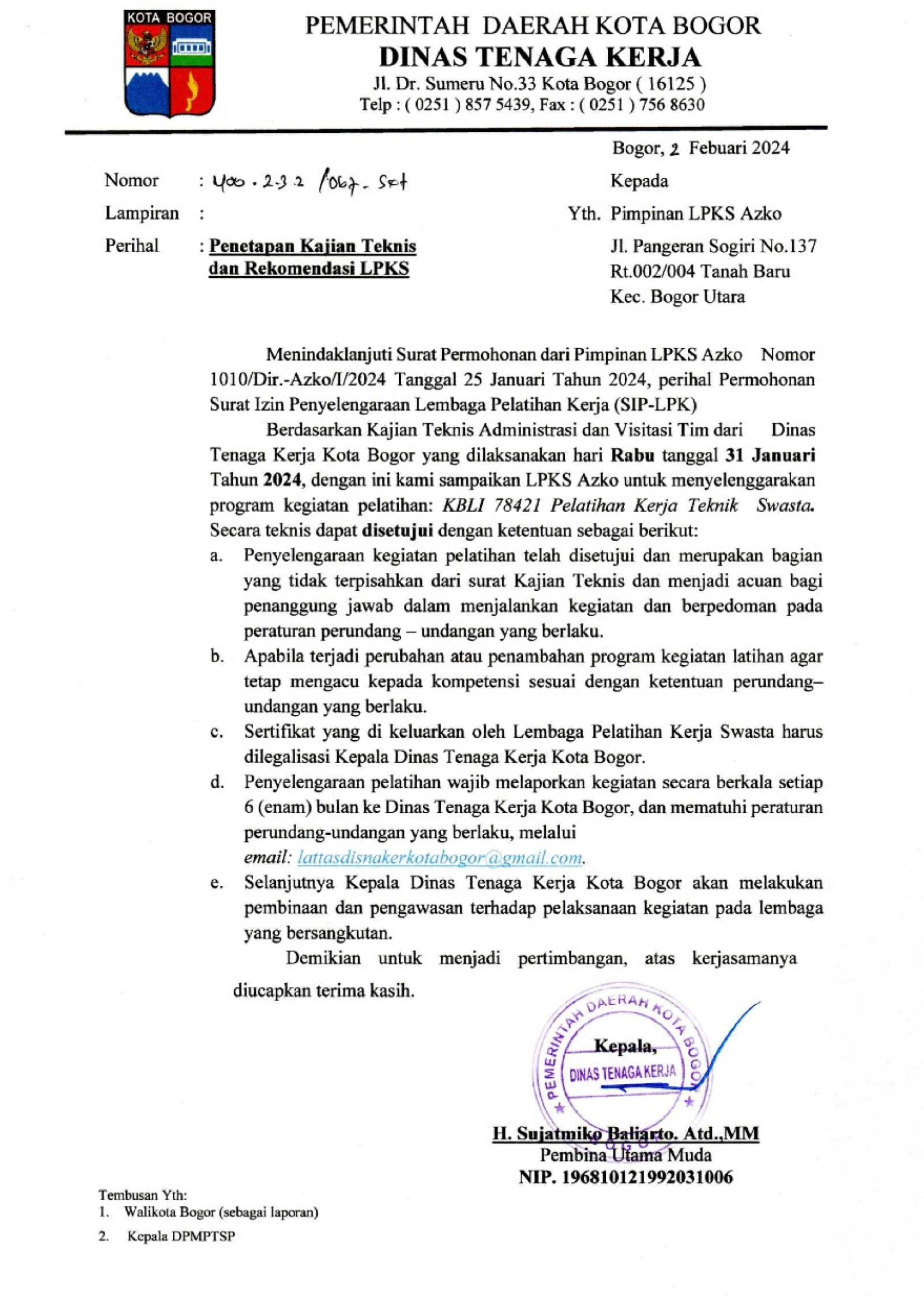 Dinas Tenaga Kerja